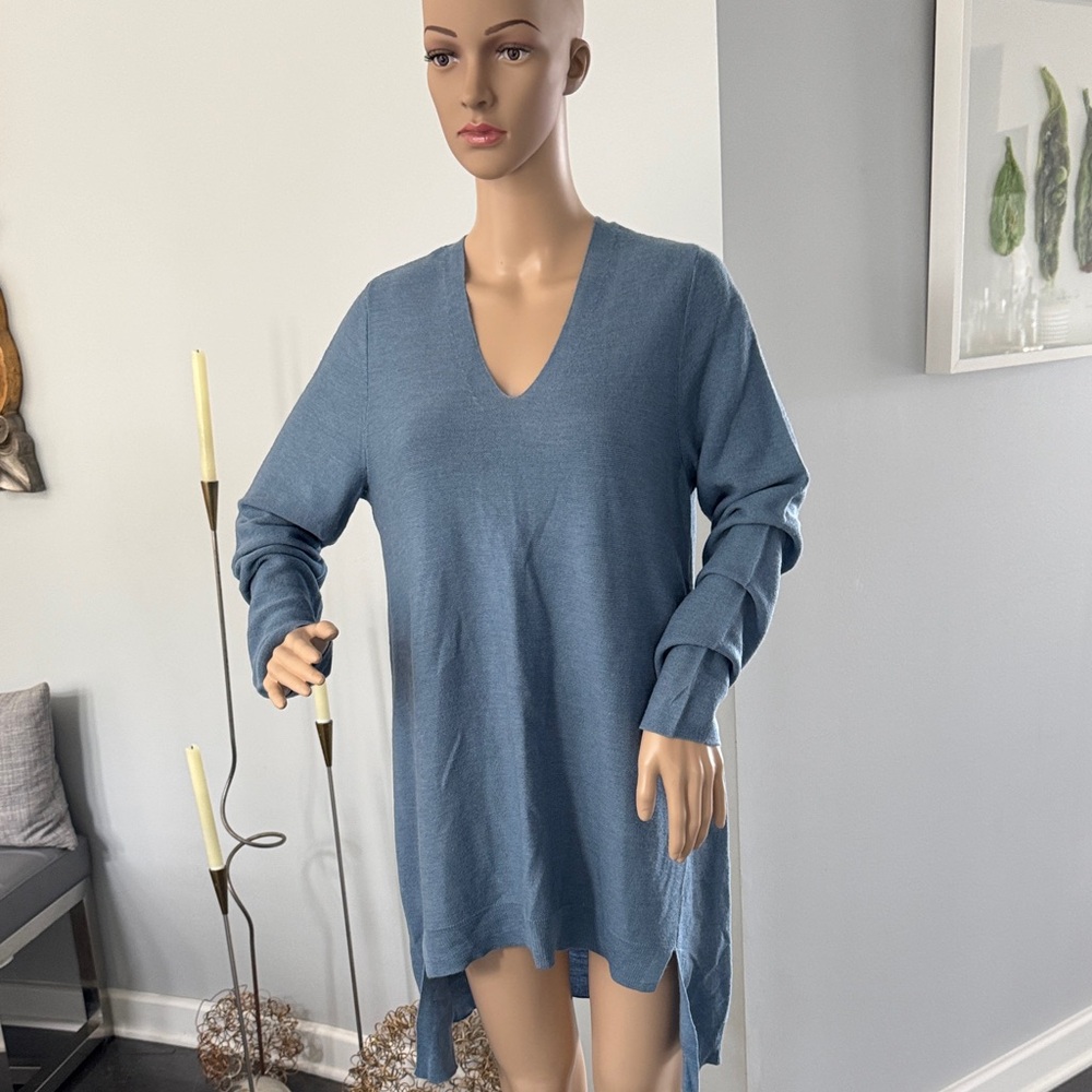 Eileen Fisher Merino Wool Tunic Sweater